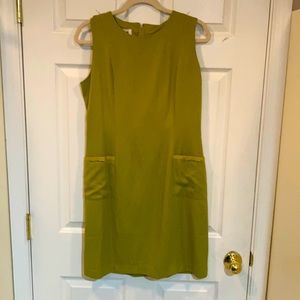 Nineties green shift dress NWT